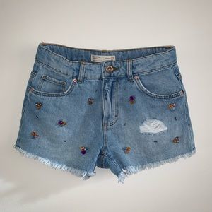 Zara Girls Jean Shorts Size 11/12